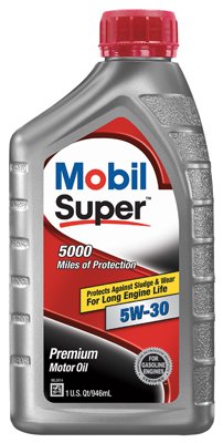 Mobil Super 5W30 Motor Oil, 1 Quart - 6 per case.6