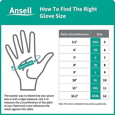 Microflex MK-296 Black Disposable Nitrile Gloves, Latex-Free, Powder-Free Glo...