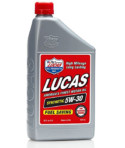 Lucas Oil 10049-PK6 Synthetic 5W-30 High Performance Motor Oil, 1 Quart Bottle (Pack of 6)