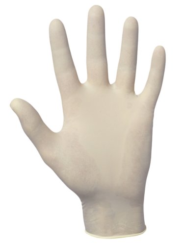 SAS Safety 6593 Value-Touch Industrial Disposable Latex 5 Mil Gloves, Large, 100 Gloves by Weight