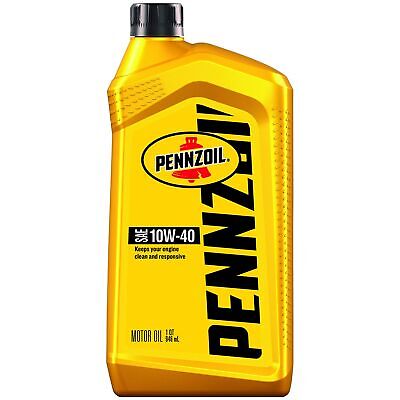 Pennzoil Conventional 10W-40 Motor Oil (1-Quart, Case of 6)