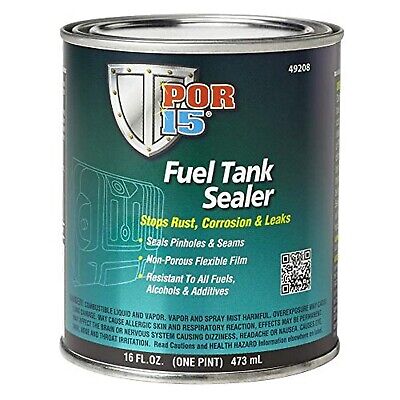 POR-15 Fuel Tank Sealer, Stops Rust, Corrosion and Leaks, Seals Pinholes and ...