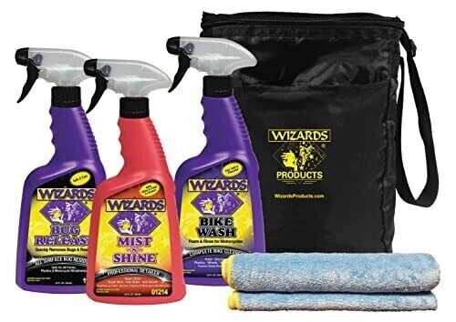 Wizards Motorcycle Cleaning Kit