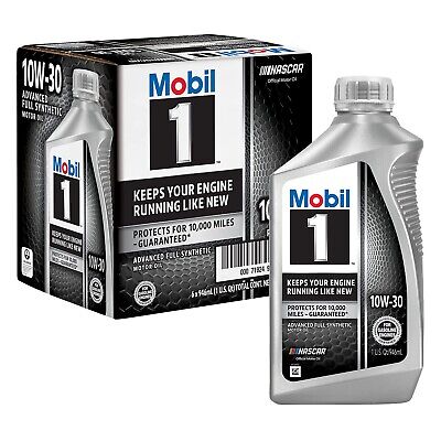 Mobil 1 - 122319 94003 10W-30 Synthetic Motor Oil - 1 Quart (Pack of 6)