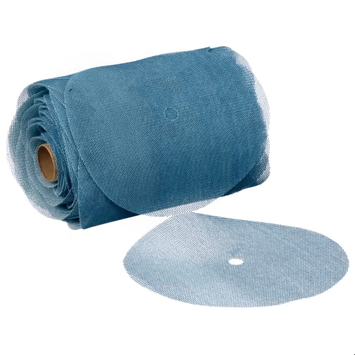 3M Blue Net Disc Roll 36422, 6 in, 150+ Grade, 100 Pack, Best in Class, Virtually Dust-Free, Abrasive Sheet Roll