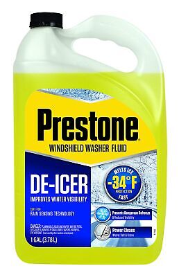 Prestone AS253-6PK De-Icer Windshield Washer Fluid (for Temperatures as Low a...