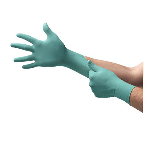 Microflex Medical NPG-888-L Large Green 9.645'' NeoPro 5.1 mil Chloroprene Ambidextrous Non-Sterile Medical Grade Powder-Free Disposable Gloves, English, 15.34 fl. oz., Plastic, 1" x 9.6" x 5.5"