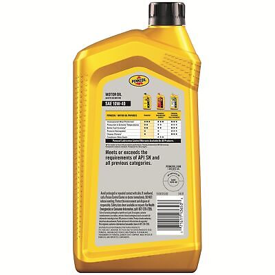 Pennzoil Conventional 10W-40 Motor Oil (1-Quart, Case of 6)