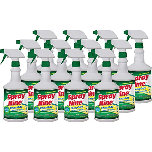 Spray Nine 26832-12PK Heavy Duty Cleaner/Degreaser and Disinfectant - 32 oz., (Pack of 12)