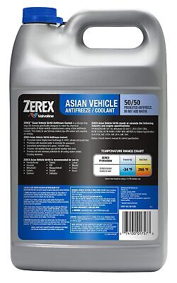 Zerex Asian Vehicle Blue Silicate and Borate Free 50/50 Prediluted Ready-to-U...