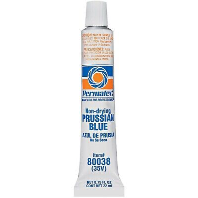 Permatex 80038 Prussian Blue Fitting Compound, 0.75 fl oz Tube, Package may vary