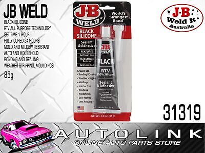 J-B Weld 31319 RTV Silicone Sealant and Adhesive - Black - 3 oz.