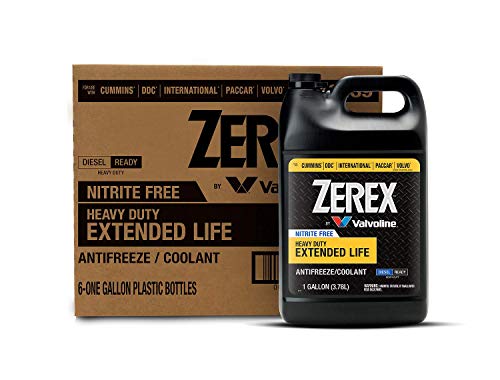 Zerex HD Nitrite Free Extended Life Concentrate Antifreeze/Coolant 1 GA, Case of 6