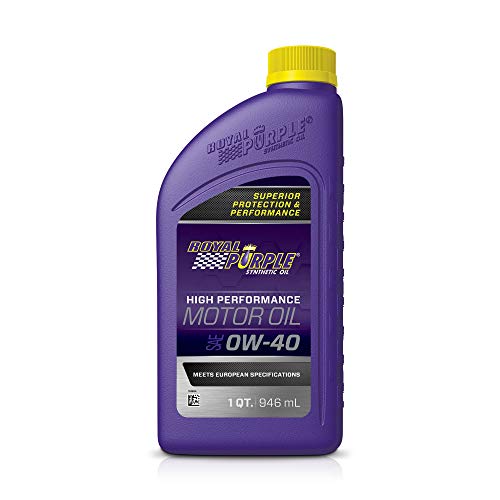 Royal Purple API-Licensed SAE 0W-40 High Performance Synthetic Motor Oil