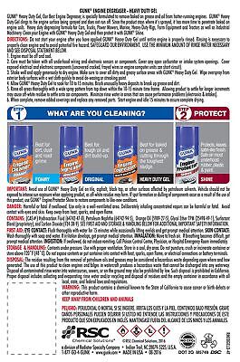 Gunk EBGEL-12PK 'Engine Brite' Engine Degreaser Gel - 15 oz, (Case of 12)