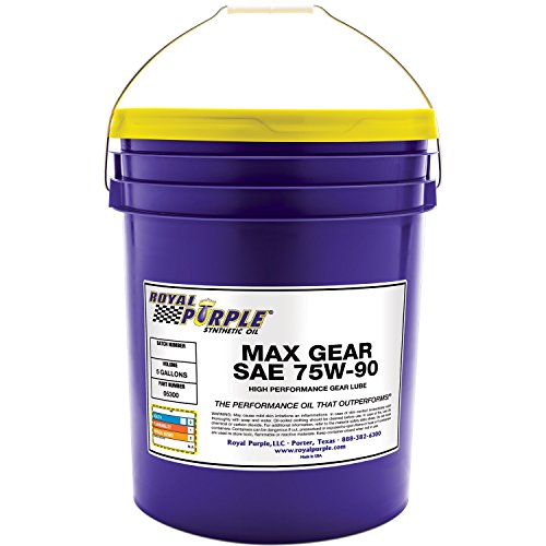 Royal Purple 05300 Max Gear 75W-90 High Performance Synthetic Automotive Gear Oil - 5 gal.