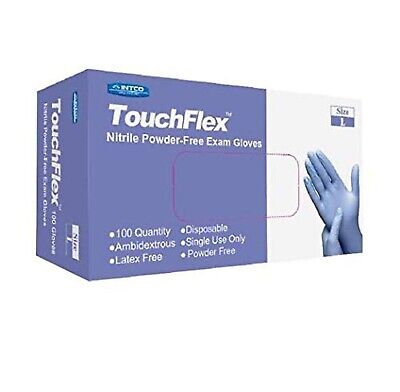 TouchFlex Nitrile Exam Gloves, Chemo-Rated, 4.5 Mil, Powder Free and Latex Fr...