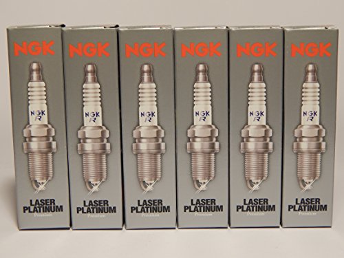 6pc - NGK Laser Platinum Spark Plugs Stock 4288 Nickel Core Tip Standard 0.032in PLKR7A