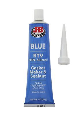 J-B Weld 31316 RTV Silicone Gasket Maker and Sealant - 3 oz. - Blue