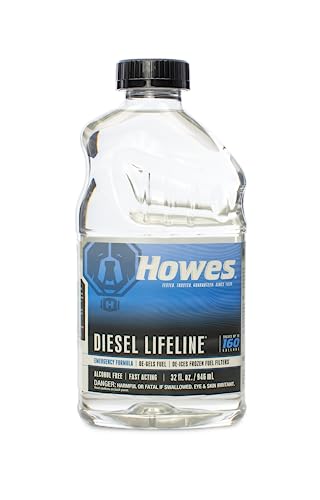 Howes Diesel Lifeline 32-Ounce Emergency Formula, De-Gels Fuel, and De-ICES Frozen Fuel Filters