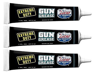 3 - Lucas Extreme Duty Gun Grease 1oz Tube 10889 Lube Oil