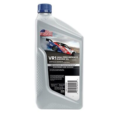 Valvoline VR1 Racing SAE 30 High Performance High Zinc Motor Oil 1 QT, Case of 6