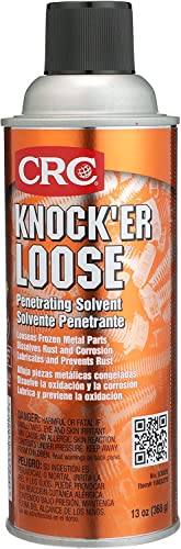 CRC Knocker Loose Penetrating Solvent 03020  [Reddish] 13 WT. Oz, Industrial Grade Penetrating Solvent and Lubricant - 3-Pack