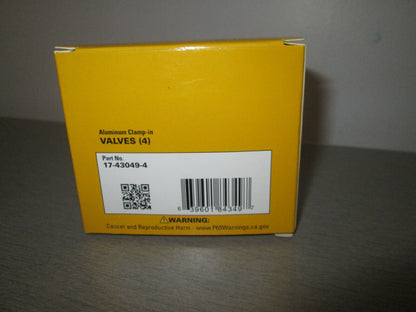 Xtra Seal Smart Sensor 17-43049 Aluminum Clamp-in Valves ( BOX of FOUR )
