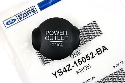 Ford Mustang Focus Escape Expedition Power Outlet 12V Socket Plug Cover Cap OEM