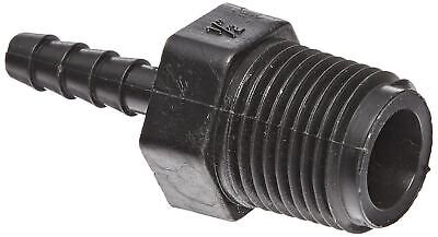 Banjo HB050-025 Polypropylene Hose Fitting, Adapter, 1/2" NPT Male x 1/4" Barbed