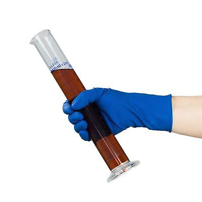 GLOVEWORKS HD Medical Blue Latex Gloves, Case of 500, 13 Mil, Size Medium, 12...