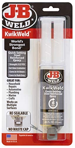 50176 kwik steel reinforced epoxy syringe - dark grey - 25 ml,lack