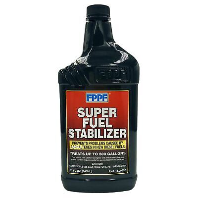 90602 SUPER FUEL STORAGE STABILIZER 32 OZ BOTTLE, TREATS 500 GALLONS OF DIESE...