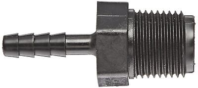 Banjo HB050-025 Polypropylene Hose Fitting, Adapter, 1/2" NPT Male x 1/4" Barbed