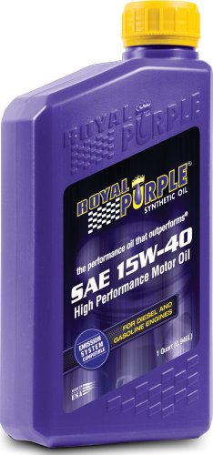Royal Purple API-Licensed SAE 15W-40 High Performance Synthetic Motor Oil -1 Gallon Jug