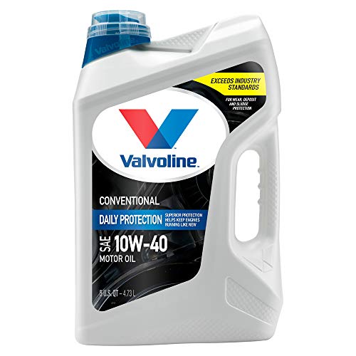 Valvoline Premium Conventional SAE 10W-40 Motor Oil - 1 Quart Bottle, (Case of 6); 797671-6PK