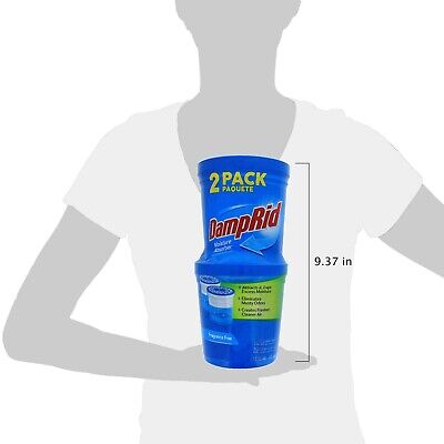 DampRid Fg60 Refillable Moisture Absorber, Fragrance Free