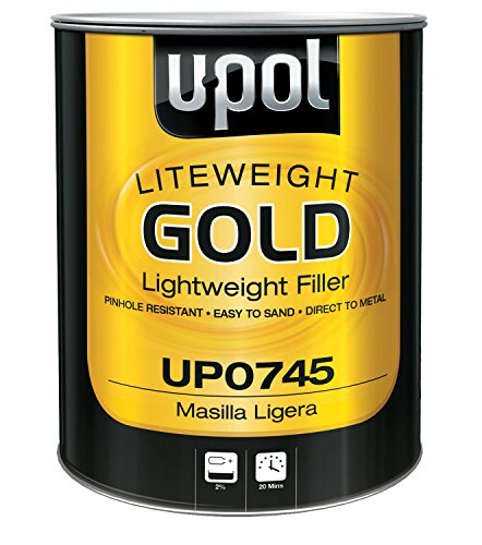 U-Pol Products 0745 Flyweight Gold Lightweight Body Filler - 3 Liter