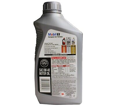 Mobil 1 98KG00 0W-40 Synthetic Motor Oil - 1 Quart