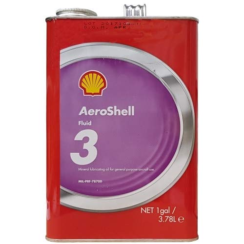 Aeroshell 3 Fluid Mineral Lubricating Oil [1 Gal]