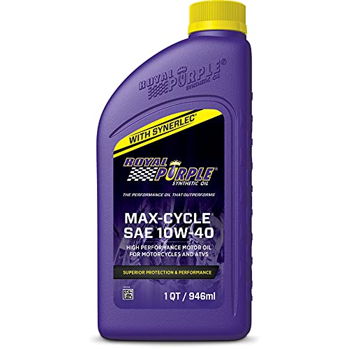 Royal Purple Max Cycle 10W-40 High Performance Synthetic Motorcycle Oil
