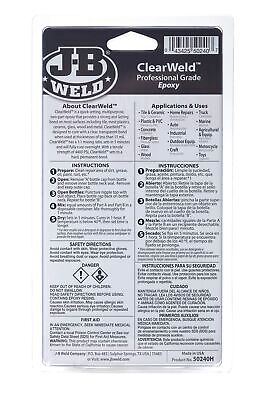 JB Weld 50240 Jb Clearweld Epoxy 8oz, 8 Fl Oz