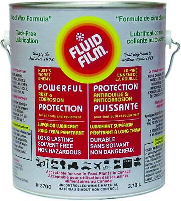 Fluid Film 1 Gallon Can Rust Inhibitor Rust Prevention Anti Corrosion Anti Ru...