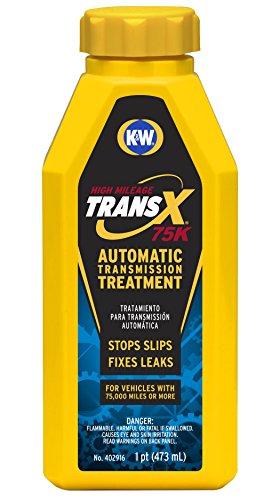 K&W 402916X6 Trans-X High Mileage Automatic Transmission Treatment - 16 Fl Oz Leak Repair Solution for Automotive, Power Steering, Hydraulic Systems | Car Care Fluids