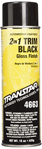 Transtar 4663 Gloss Black 2-in-1 Trim Coating - 15 oz.