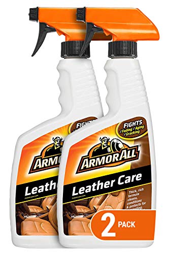 Armor All Car Leather Care Spray by Armor All, Leather Cleaner and Protectant for Cars, Trucks and Motorcycles, Includes 2 Bottles, 16 Fl Oz Each