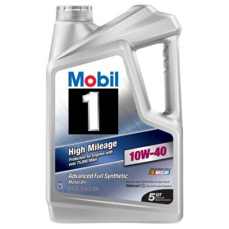 Mobil 1 (120769 High Mileage 5W-30 Motor Oil - 5 Quart