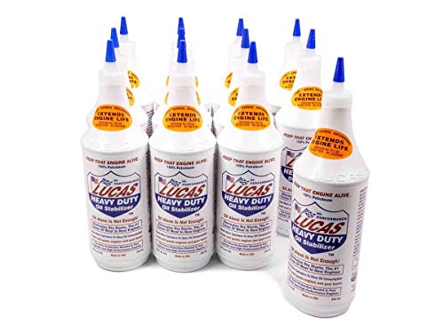 LUCAS 10001-12PK Heavy Duty Oil Stabilizer - 32 oz., (Pack of 12)