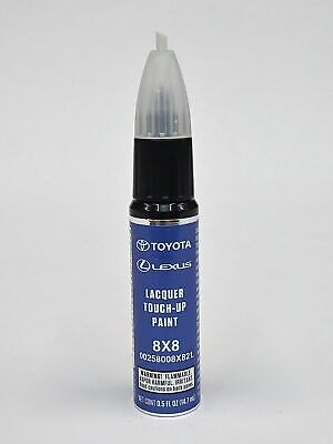 TOYOTA Genuine 00258-008X8-21 New Dark Blue Touch Up Paint (.5 fl oz, 14.7 ml)