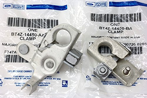 2011-2014 Ford Edge MKX Positive & Negative Battery Terminal Clamp Set OEM … (2)